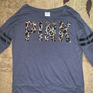 PINK longe sleeve tee